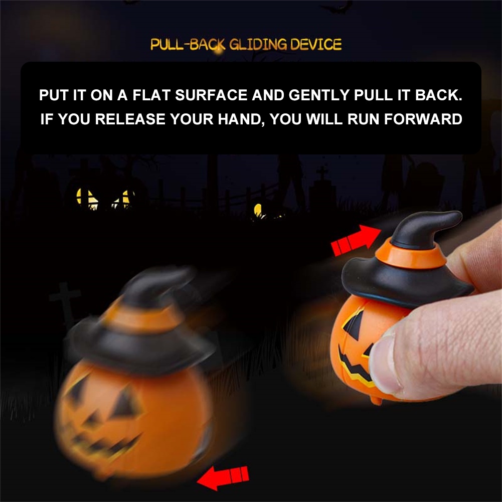 ⚡CÒN HÀNG⚡ Tiệc Halloween Xe Bí Ngô Đồ   Nhỏ Ngộ Nghĩnh Cho Trẻ Em Kéo Lưng Dơi   Tặng Xe Đầu Bí Ngô Quà Tặng Đồ   Trẻ Em