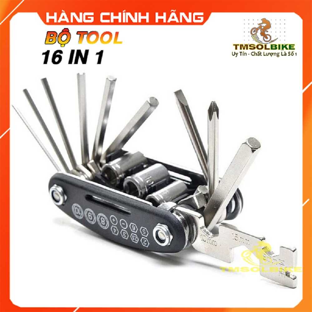 Bộ Công Cụ Sửa Chữa Xe Đạp 16 Chức Năng Siêu Nhỏ Siêu Tiện Dụng