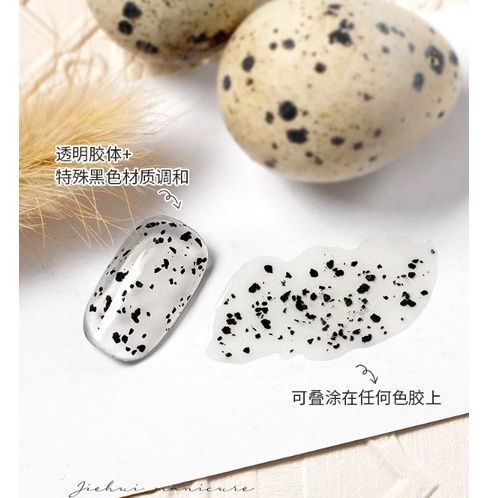 Sơn Gel Top Trứng Cút AS Chai đen