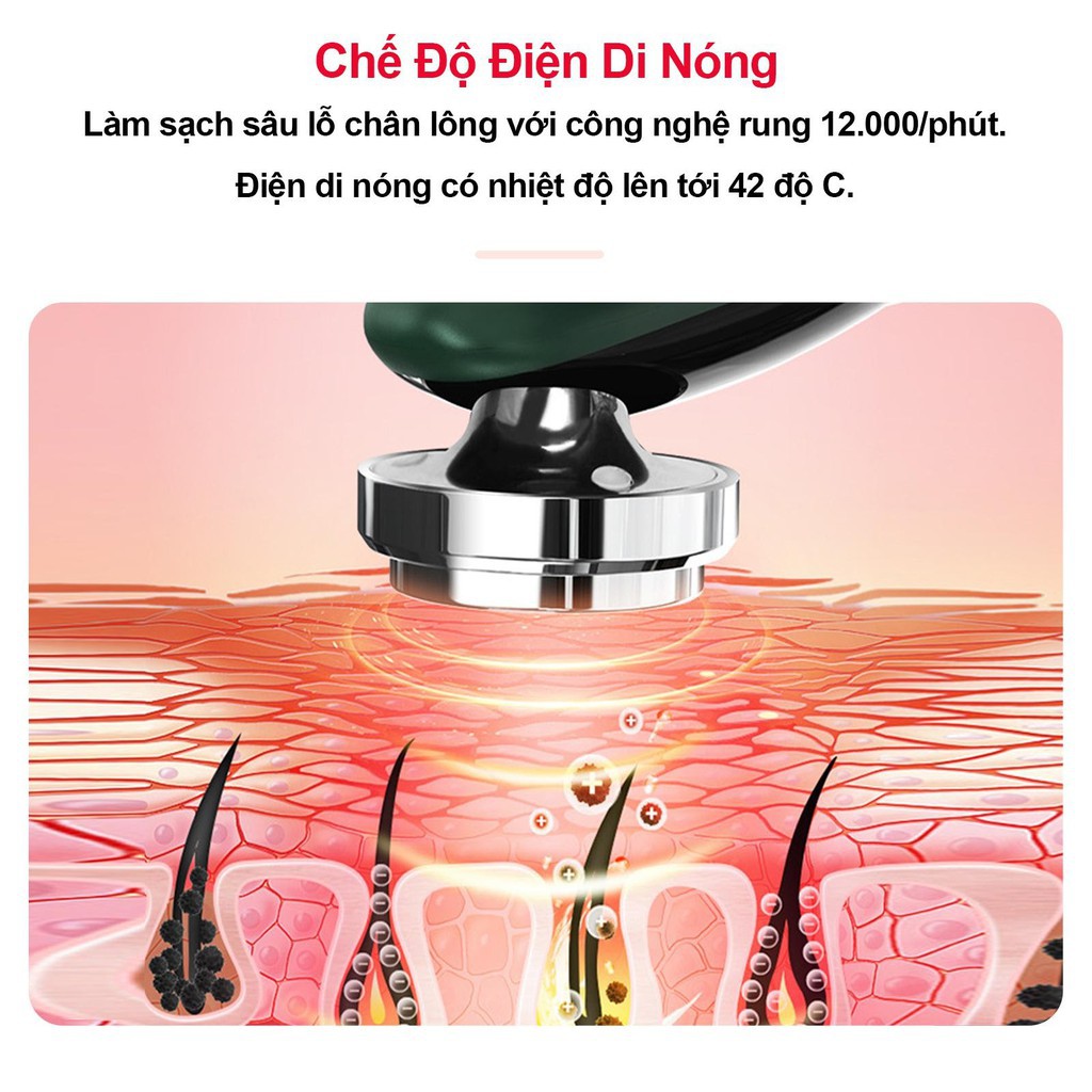 Máy Đẩy Tinh Dầu  Máy Massage Mặt Cầm Tay Ion-mát Xa Nâng Cơ Đẩy Dưỡng Chất