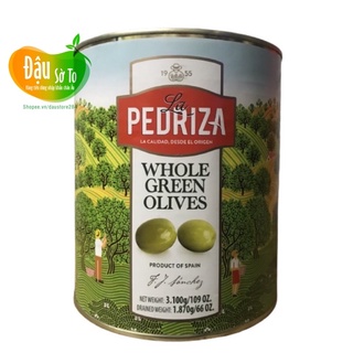 Quả oliu xanh nguyên trái có hạt 3kg La Pedriza