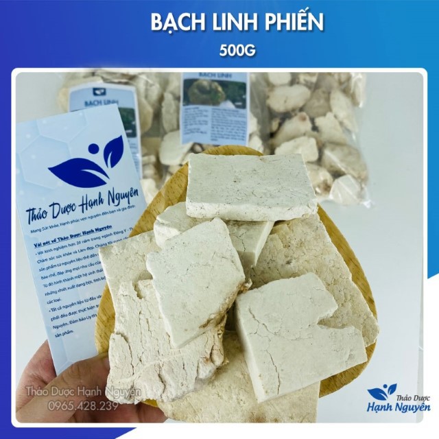 Bạch Phục Linh 500g (Bạch Linh Phiến)