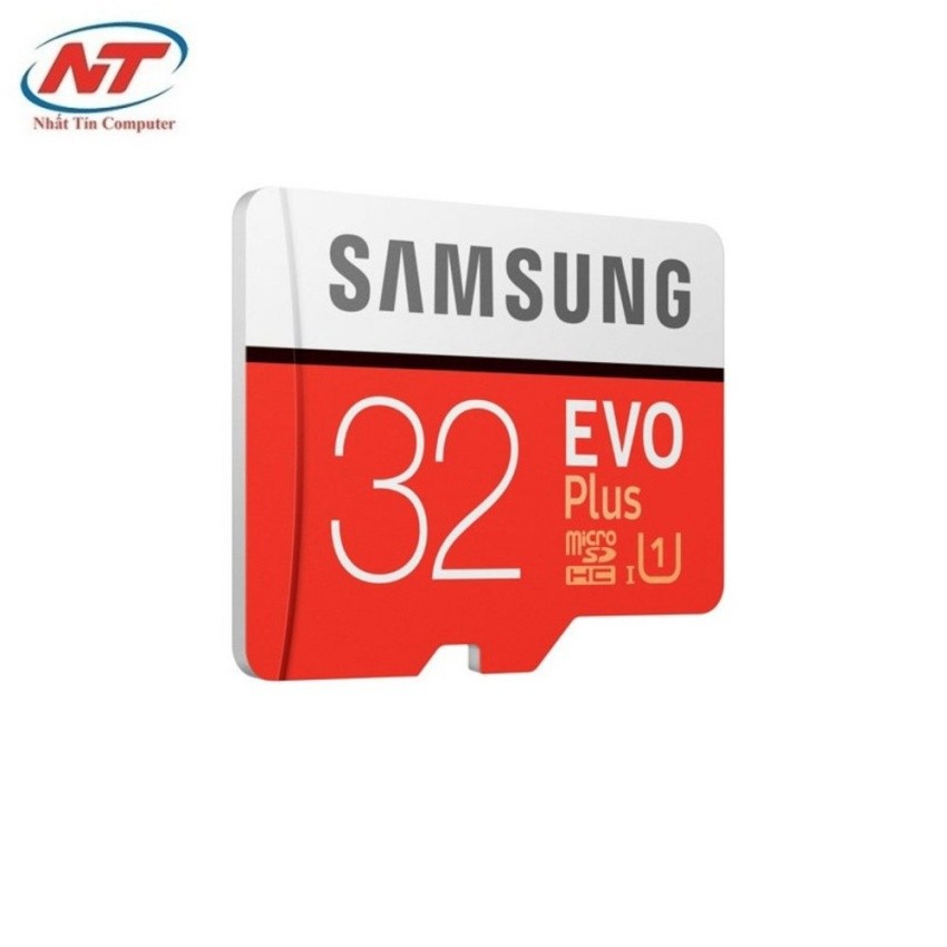 Thẻ nhớ MicroSDHC Samsung Evo Plus 32GB UHS-I U1 95MB/s (Đỏ) + Tặng Adapter Samsung