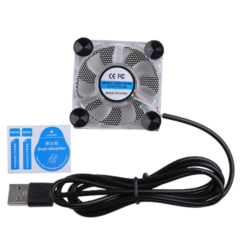 Godd Quạt Tản Nhiệt usb mini Kèm 4 Giác Hút Nhỏ Cho Điện Thoại