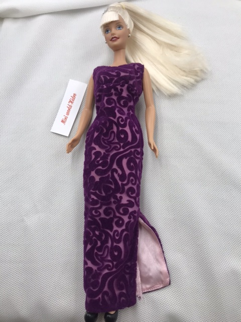 Váy dạ hội dành cho búp bê Barbie chính hãng mã E