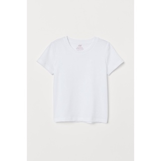 Áo phông trắng tim HM H&M_hàng chính hãng authentic