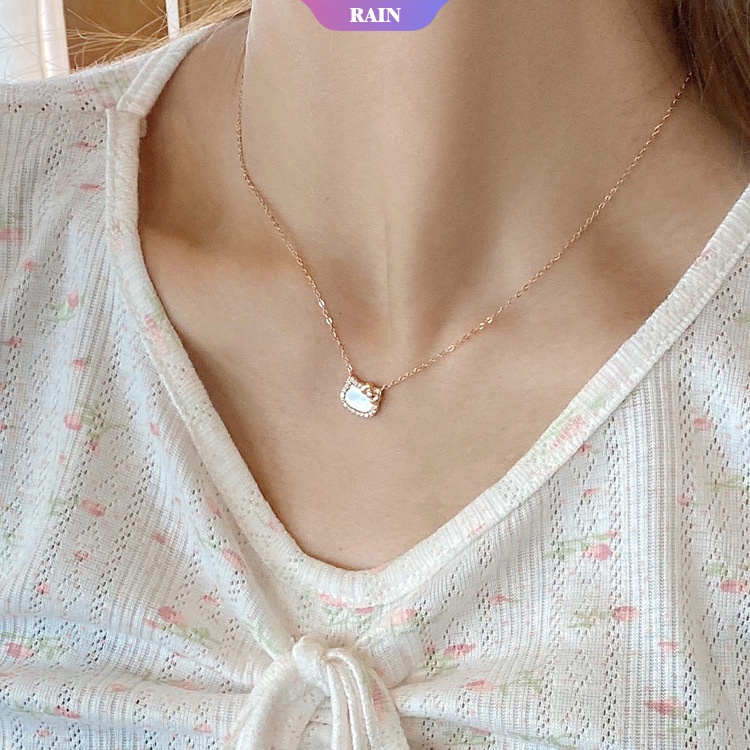 Vòng cổ Mặt Hình Mèo Hello Kitty Sanrio Dễ Thương
