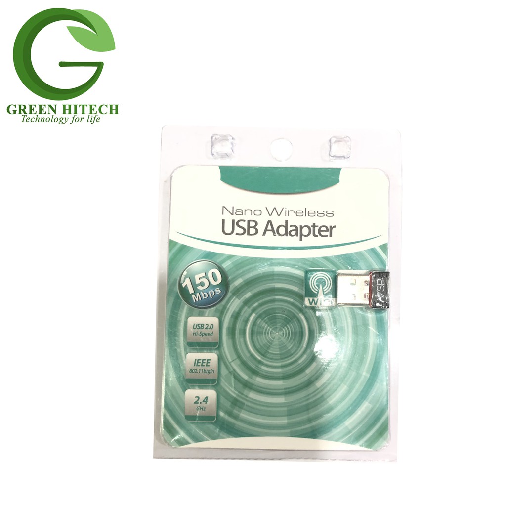 USB Thu Wifi Mini 150Mbps Không Anten kèm đĩa CD | BigBuy360 - bigbuy360.vn
