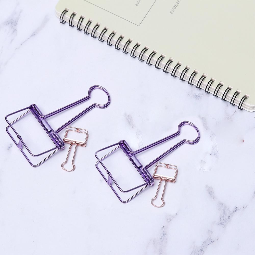 Kẹp giấy rosegold đủ màu/ đạo cụ chụp ảnh style Châu Âu - VP001