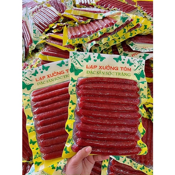 1kg 2túi Lạp xưởng tôm (loại 1) - Đặc sản Sóc Trăng