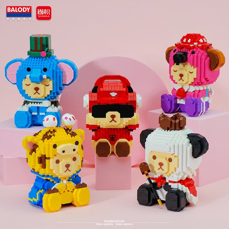 Balody Bộ Sưu Tập Khối Lắp Ráp Gấu teddy Hoạt Hình Vui Nhộn 18257 Cho Bé