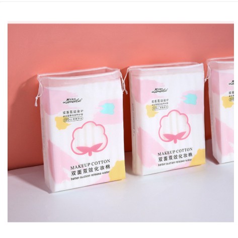 Bông Tẩy Trang LAMEILA 222 Miếng/3 Lớp 100% Cotton | BigBuy360 - bigbuy360.vn