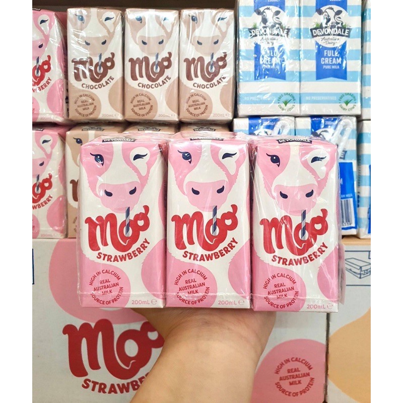 [Mã MKBCSALE7 giảm 8% đơn 250K] (Mẫu mới) Lốc 6 hộp sữa tươi nguyên kem Devondale 200ml Úc date 2021