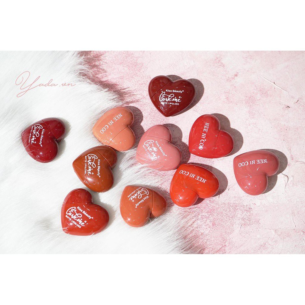 Son kem lì TRÁI TIM LOVE ME 7870 thiết kế nhỏ xinh nội địa tông tây sỉ tốt- GIÁ RẺ 09 | BigBuy360 - bigbuy360.vn
