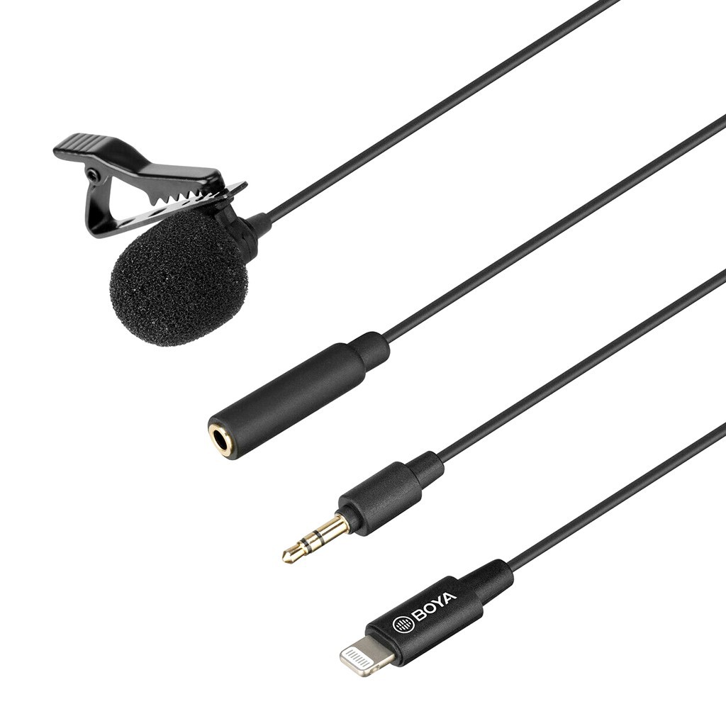 [BẢO HÀNH 2 NĂM]BOYA BY-M2 - Mic thu âm cổng Lightning dành cho điện thoại iPhone