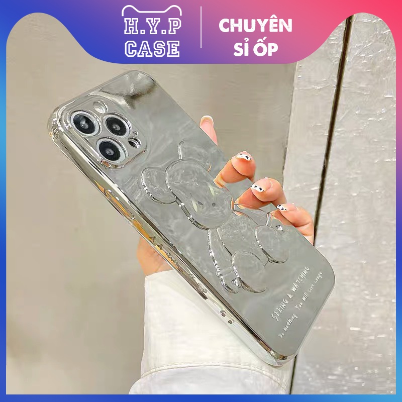 Ốp Lưng Iphone KAWS Màu Full Bạc Hàng Loại 1 Hình Nổi 3D Sáng Đẹp Lung Linh (02) | BigBuy360 - bigbuy360.vn