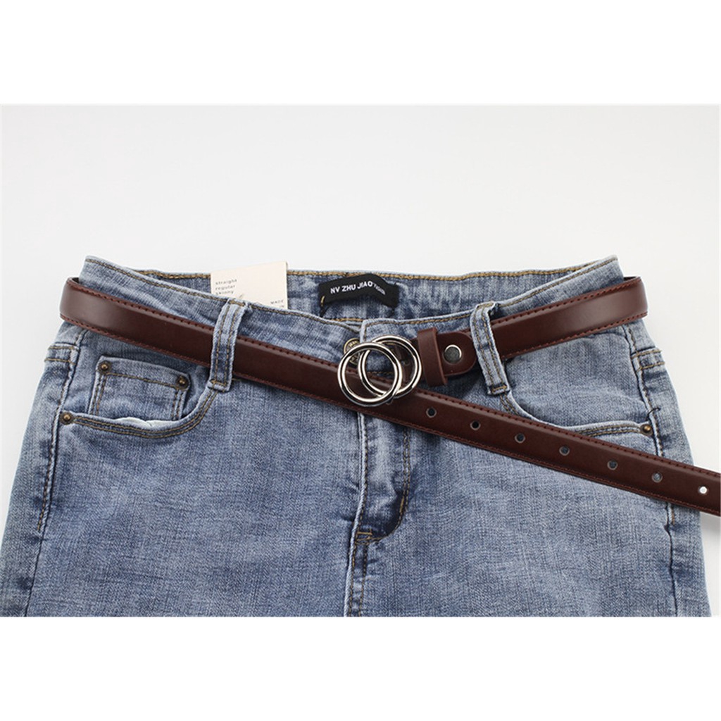 Thắt Lưng Nữ Khung Hình Tròn 13543 Phong Cách Hàn Quốc