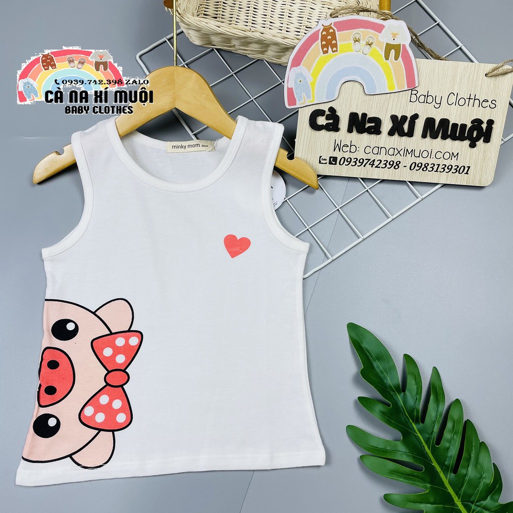 Áo Minky Mom 3 LỗFREESHIPHàng Chuẩn Cao Cấp Ngắn Tay Họa Tiết Dể Thương Cho Bé