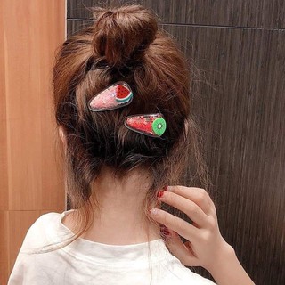 Kẹp tóc có nhũ lấp lánh Hàn Quốc