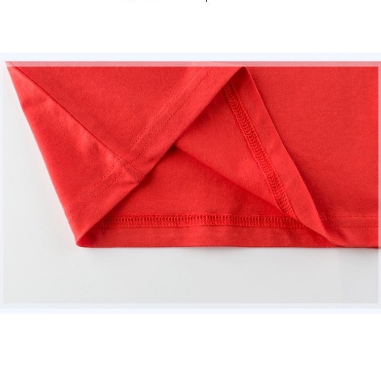 Áo thun trơn người lớn trẻ em ❤️❤️❤️ Màu Đỏ ❤️❤️❤️ áo phông trơn bé trai và bé gái chất cotton