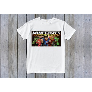 Áo thun Minecraft Super Heroes