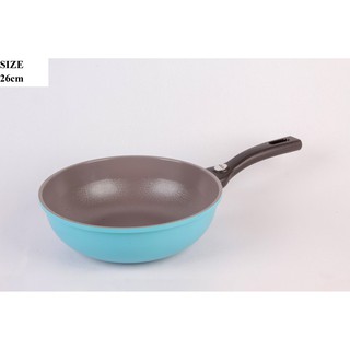 Chảo xào galaxy made in korea chống dính vân hoa cúc