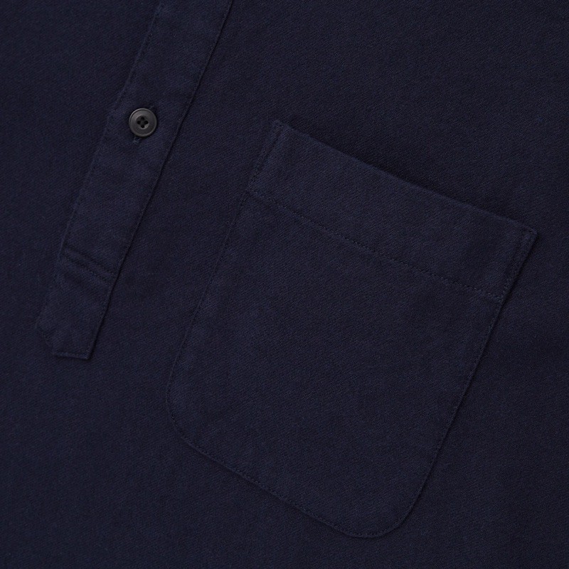 Áo sơ mi chui đầu nam flannel dài tay thời trang của UNIQLO | BigBuy360 - bigbuy360.vn