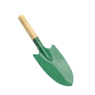 Xẻng Xúc Đất Làm Vườn Tay Cầm Bằng Gỗ