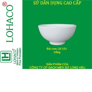 Bộ 10 Chén cơm Trắng Lohaco Đường Kính 11,2 cm Chất Lượng Tốt Mẫu Mã Đẹp