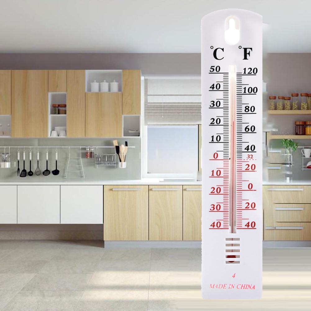 Plastic External Standard Room Temperature Meter 19Cm Household Kerosene Thermometer Wall-Mounted Celsius Thermomete