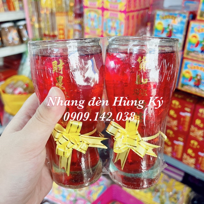 {1 cặp} Đèn ly 18L lớn cháy 3 ngày