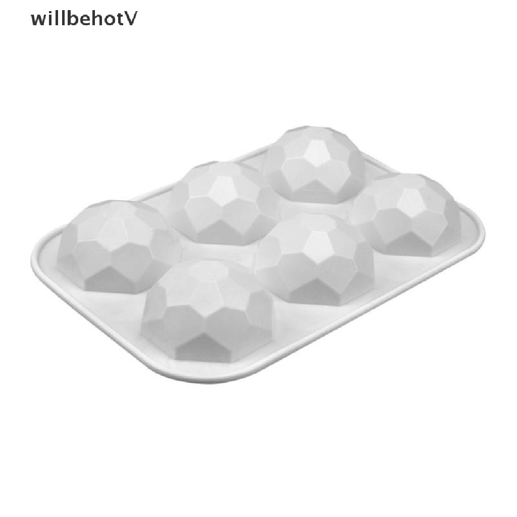 Khuôn Silicone Tạo Hình Làm Bánh Kẹo Hình Kim Cương 3D DIY