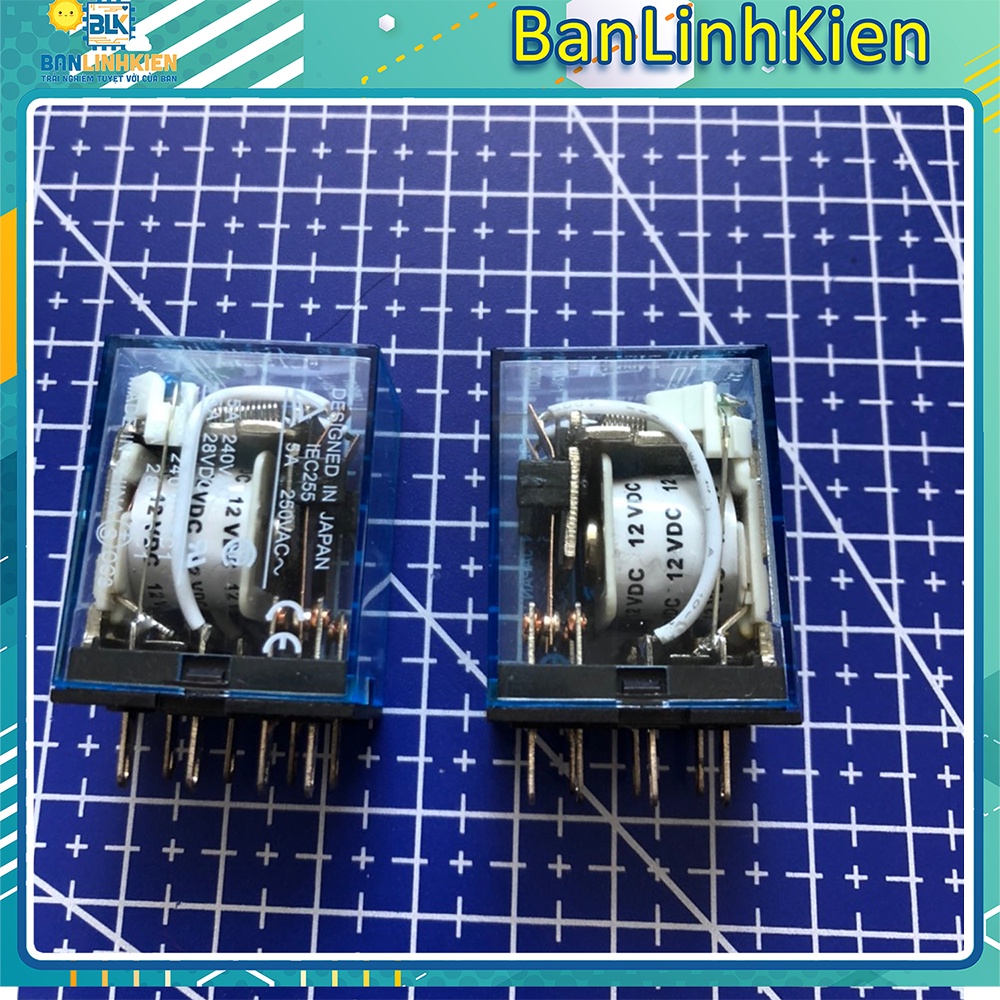 Relay trung gian omron 8 chân 12V/ 24V/ 220V/ Đế Relay | BigBuy360 - bigbuy360.vn