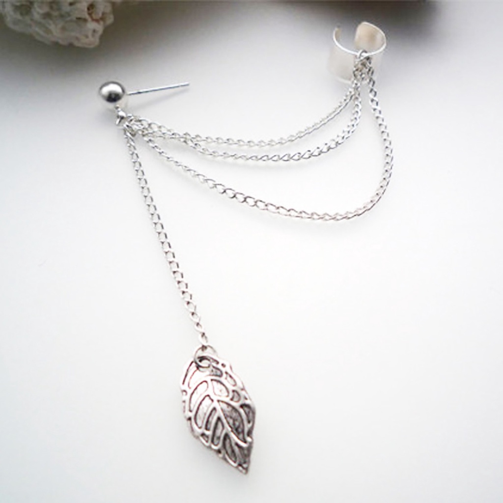 Bông tai họa tiết chiếc lá thời trang cho nữ