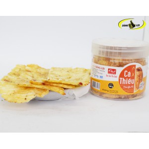 Khô Cá Thiều Tẩm Gia Vị Sáng Lợi Phú Quốc hũ 100g - ĂN LÀ MÊ