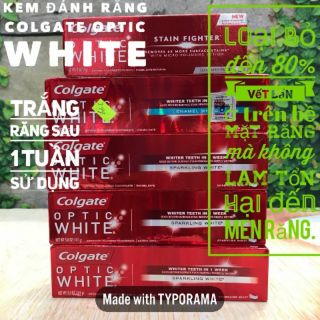 Kem đánh răng Colgate Optic White 119g