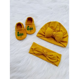Set mũ turban+ giày vải