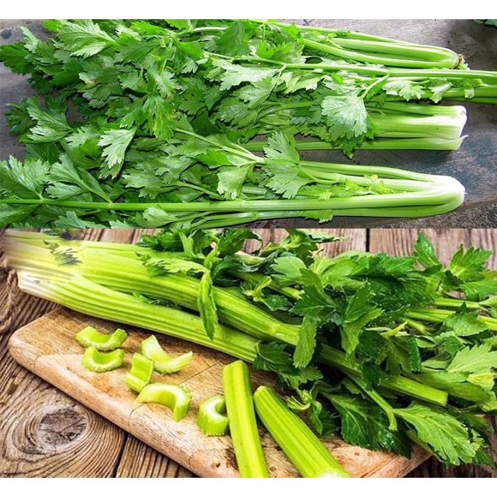 Rau Cần Tây Mộc Châu Tươi Ngon - chuyên ép nước bổ dưỡng - 1 cây khoảng 1kg - Giao HỏaTốc 1h
