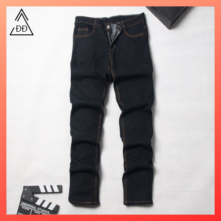 Quần jean nam đen co giãn [FREESHIP] D165 shop Địch Địch chuyên quần bò nam