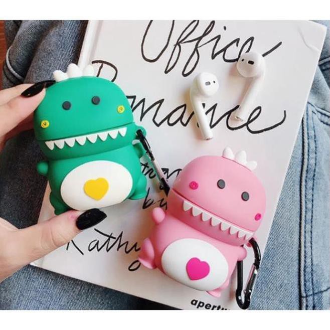 Vỏ Bảo Vệ Bao Đựng Hộp Sạc Tai Nghe, Case Airpods 2/3/1/i7/i9/i12/Pro/TWS - Sillicone Chống Bám Bẩn Hoạt Hình love.case