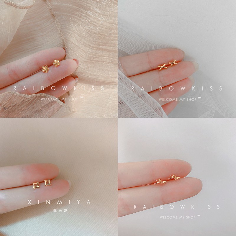 Bông Tai Mini Xinh Xắn Theo Phong Cách Hàn Quốc C174