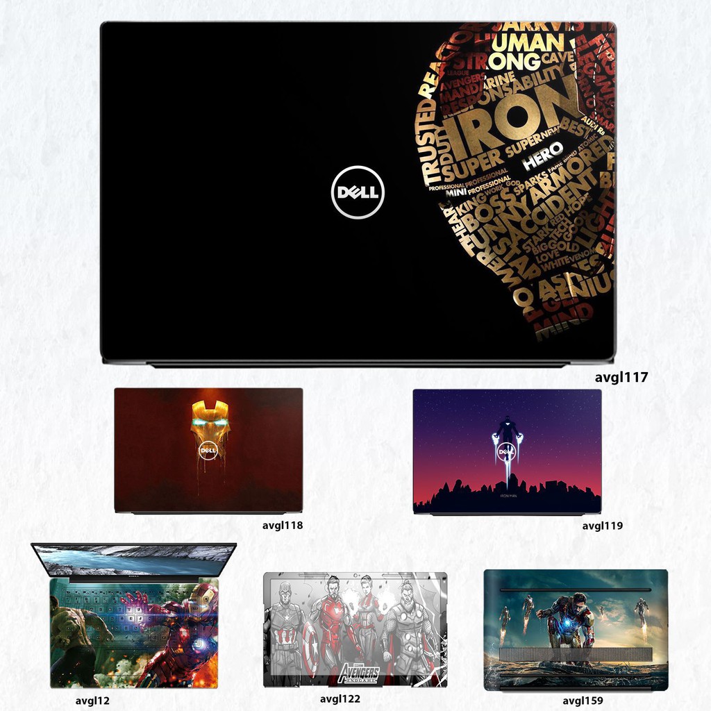 Skin dán Laptop Dell in hình Avenger _nhiều mẫu 3 (inbox mã máy cho Shop)