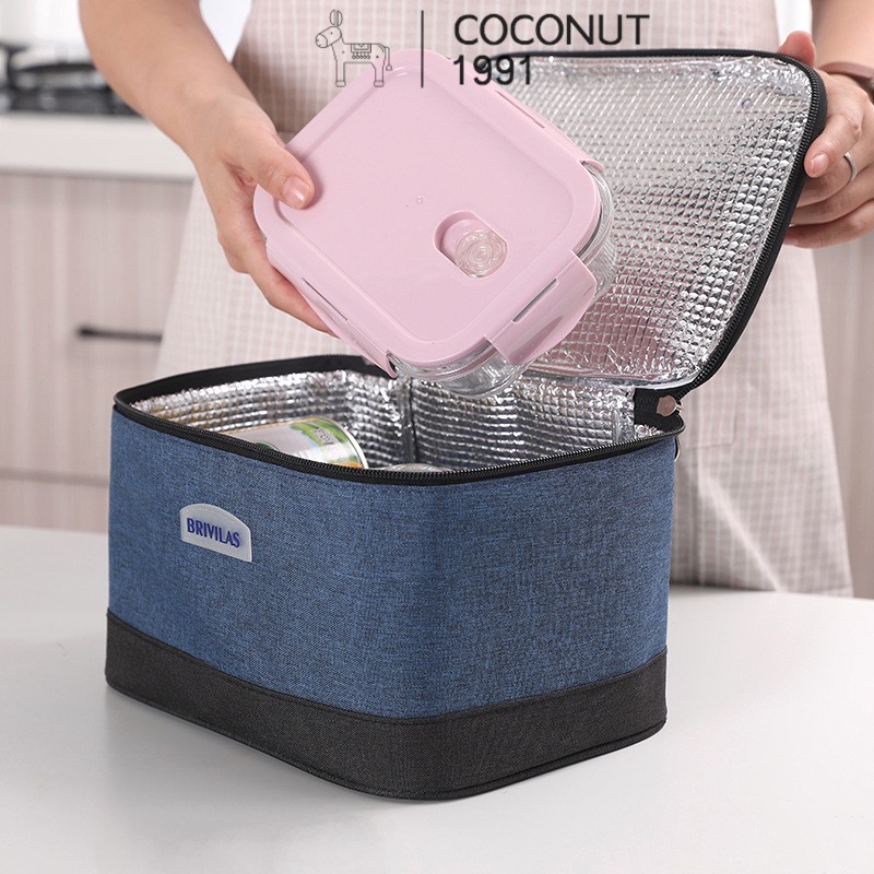 Túi đựng cơm cao cấp giữ nhiệt nóng, lạnh / Túi đựng thức ăn, sữa chống thấm vải OXFORD dày dặn