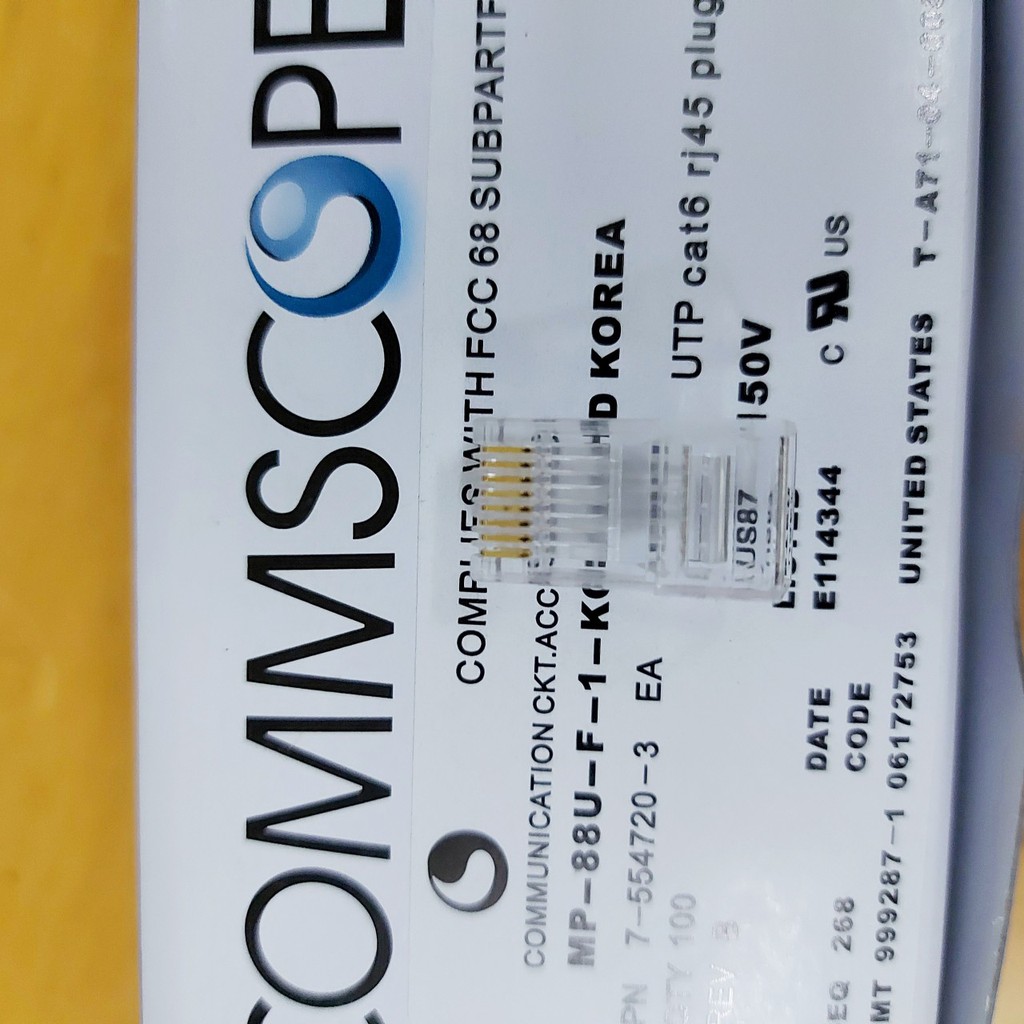 Hạt mạng RJ45 Cat6 COMMSCOPE Siêu Tốt | BigBuy360 - bigbuy360.vn