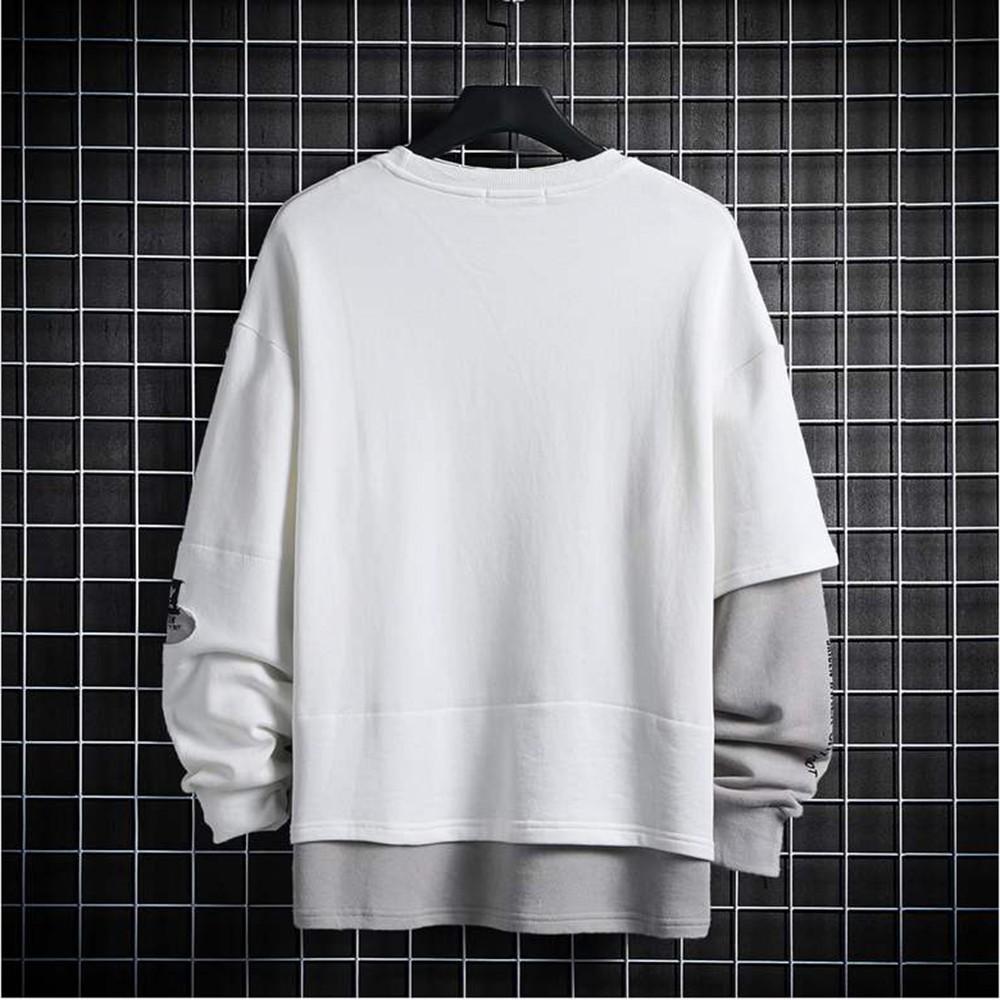 Áo Hoodies Nam Cổ Tròn Dài Tay Phối Lớp Tầng Hoạ Tiết Chữ Style Hàn Quốc ZENKODLMEN AO TOP NAM 90000155C | BigBuy360 - bigbuy360.vn