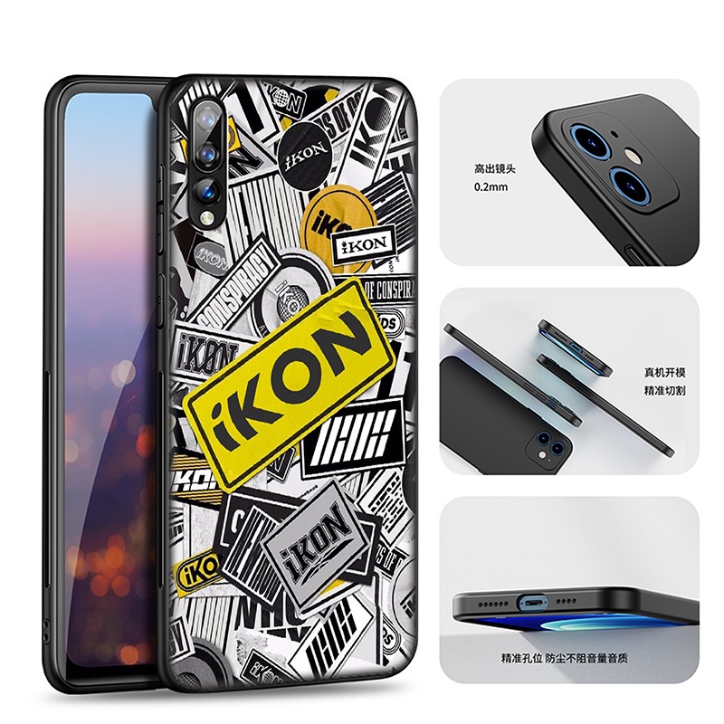 Ốp điện thoại TPU mềm hình IKON K POP cho HUAWEI P20 P10 P9 P8 Lite Mini Pro 2017 2016 2015 P20Pro P10Lite P8Lite LH103