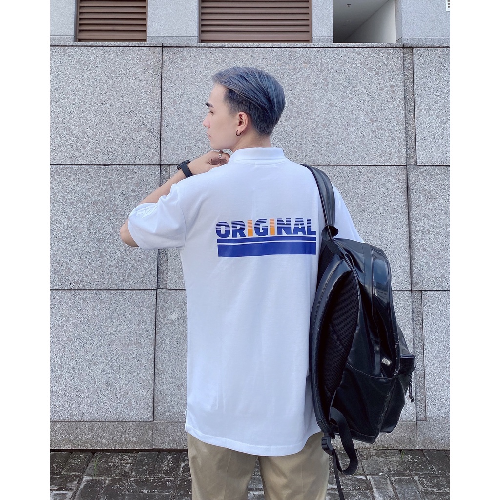 Áo thun Polo Nam Cao cấp Eleven Original - EO, Form Slim fit Màu TRẮNG