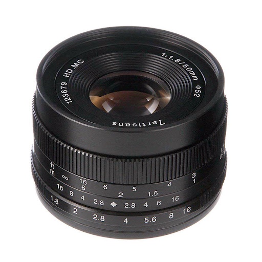 (CÓ SẴN) Ống kính 7Artisans 50mm F1.8 Mark II chân dung giá rẻ cho Fujifilm, Sony, M4/3 Olympus/Panasonic và Canon EOS M