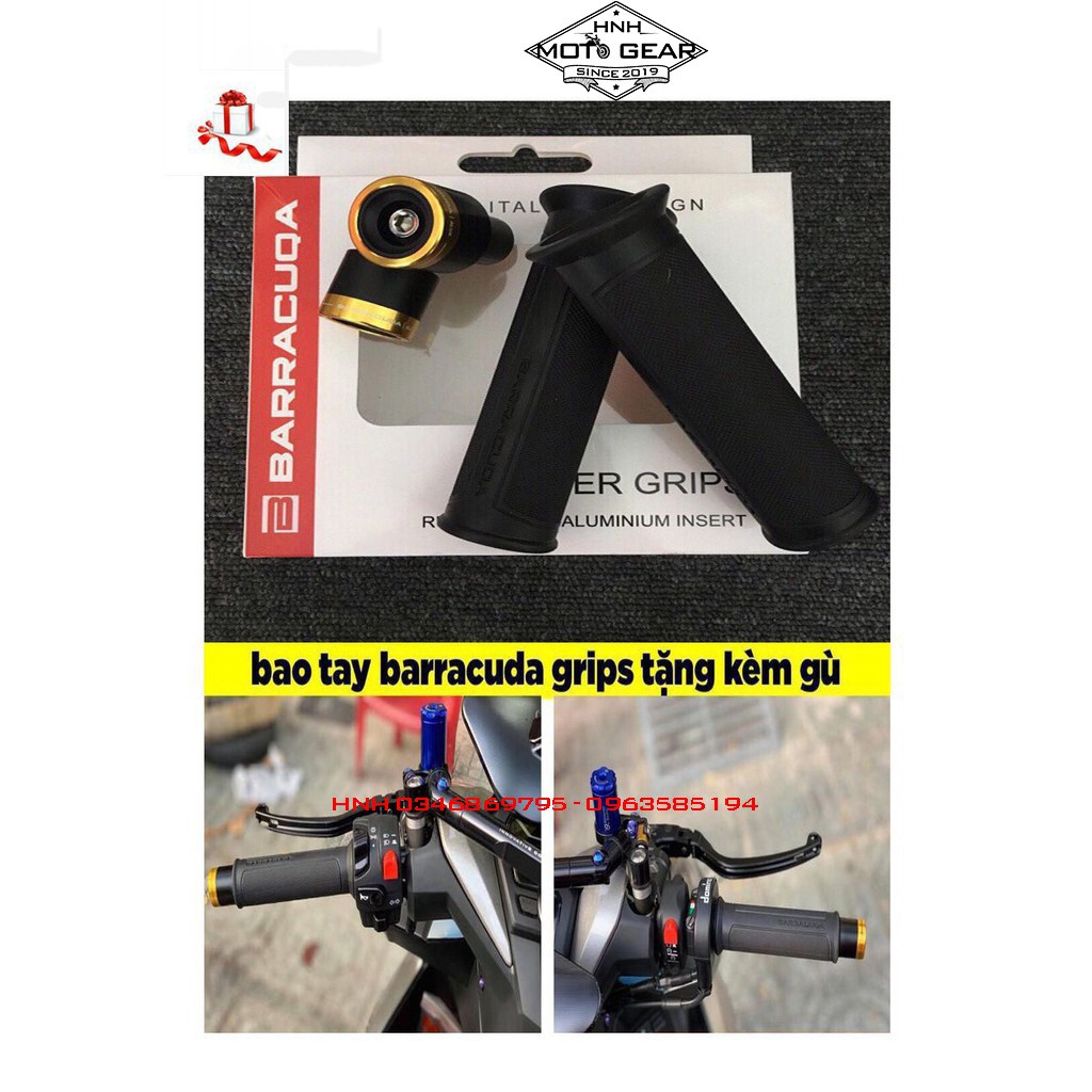 Bao Tay Barracuda Grips 2019 Cho Xe Máy Honda - Yamaha