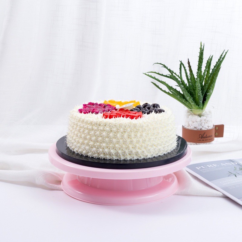 Bàn xoay nhựa trang trí bánh kem 28cm